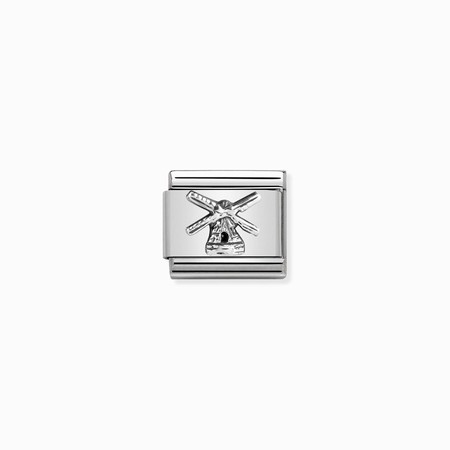 Nomination Silver Windmill Holland Composable Charm